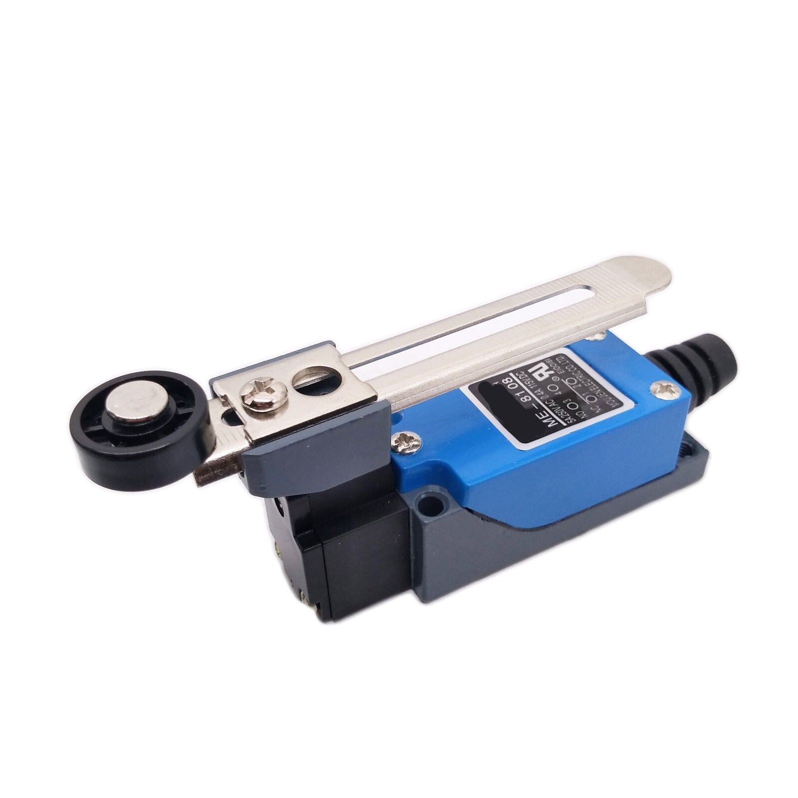 4pcs ME-8108 Momentary Rotary Adjustable Roller Lever Limit Switch 5A