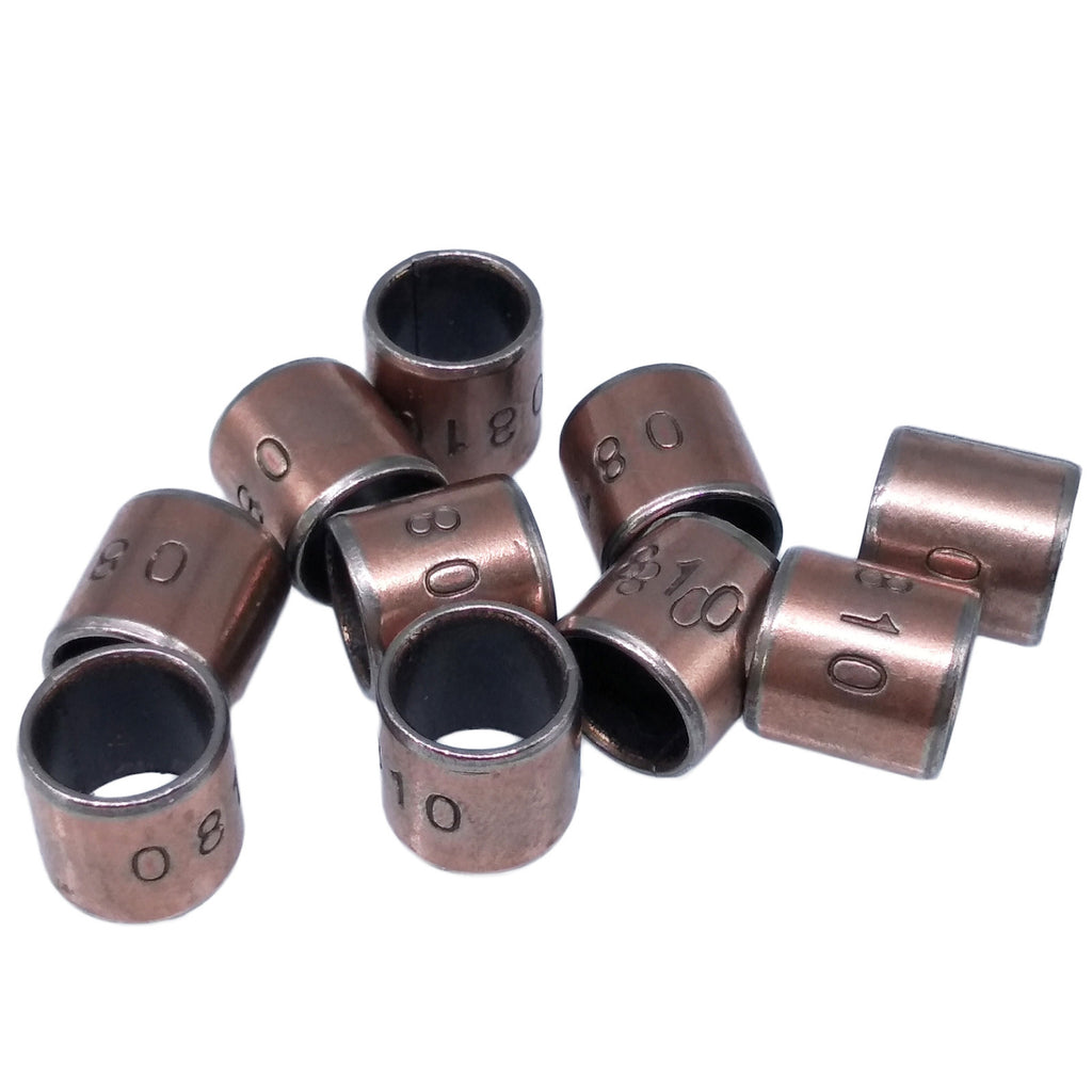 US Stock 10pcs SF-1 0810 Self Lubricating Bearing Bushing Sleeve 8 x 10 x 10mm