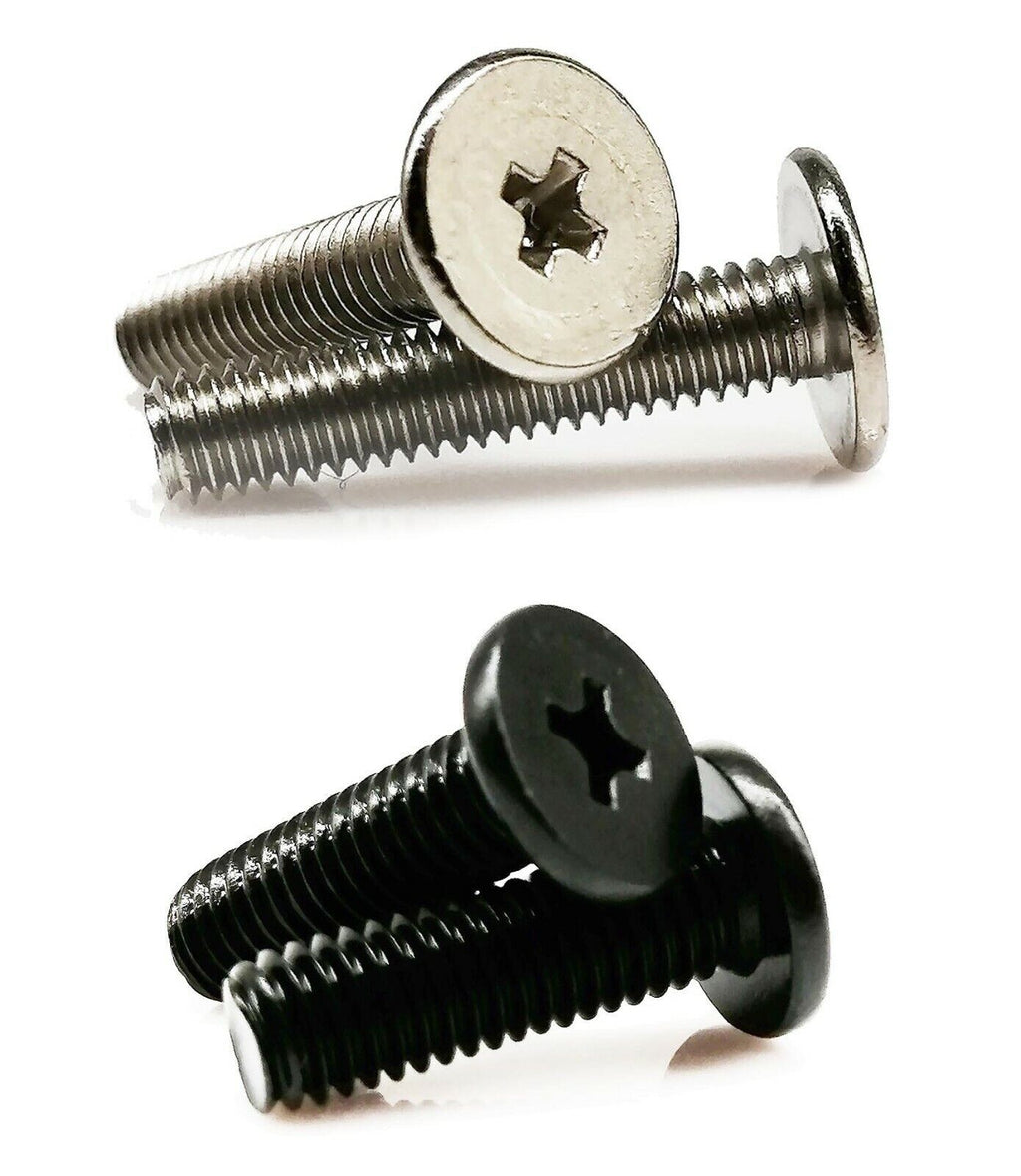 500pc M2M2.5M3 Black Mini Phillips Ultra Thin Flat Wafer Head Screw Bolt Set Kit