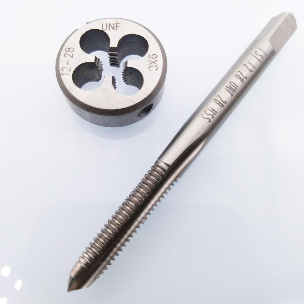HSS 12-28 UNF Tap & 12-28 UNF Die Right Hand