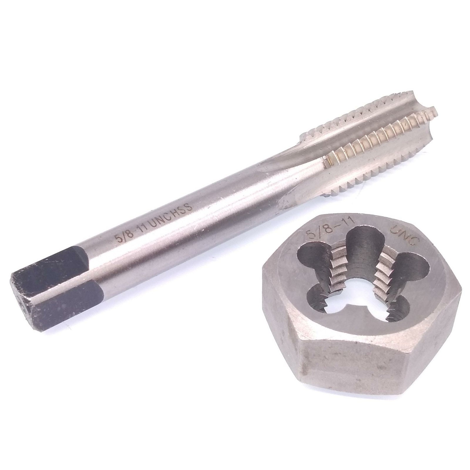 AU Stock HSS 5/8-11 Tap & 5/8-11 Hexagon Die Thread Right Hand Set