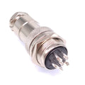 1Set GX20 6Pin 20mm Panel Mounting Metal Aviation Connector Plug + Socket