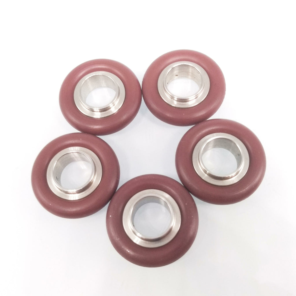 5pcs KF-16 NW-16 Vacuum Center Ring made of SS304 with O-ring
