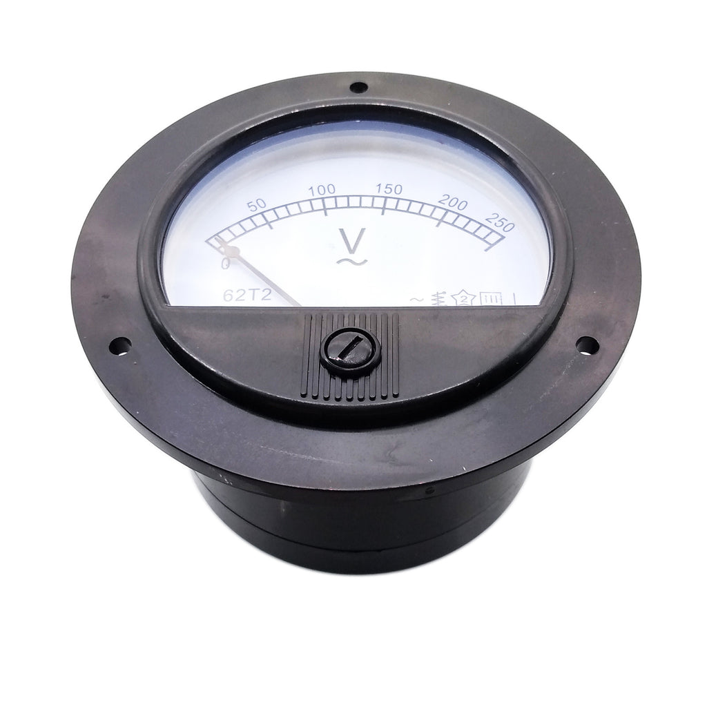 AC 0 ~ 250V Round Analog Volt Pointer Needle Panel Meter Voltmeter