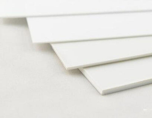 1x ABS Styrene Plastic Flat Sheet Plate 5mm ±10% x 200mm x 250mm White