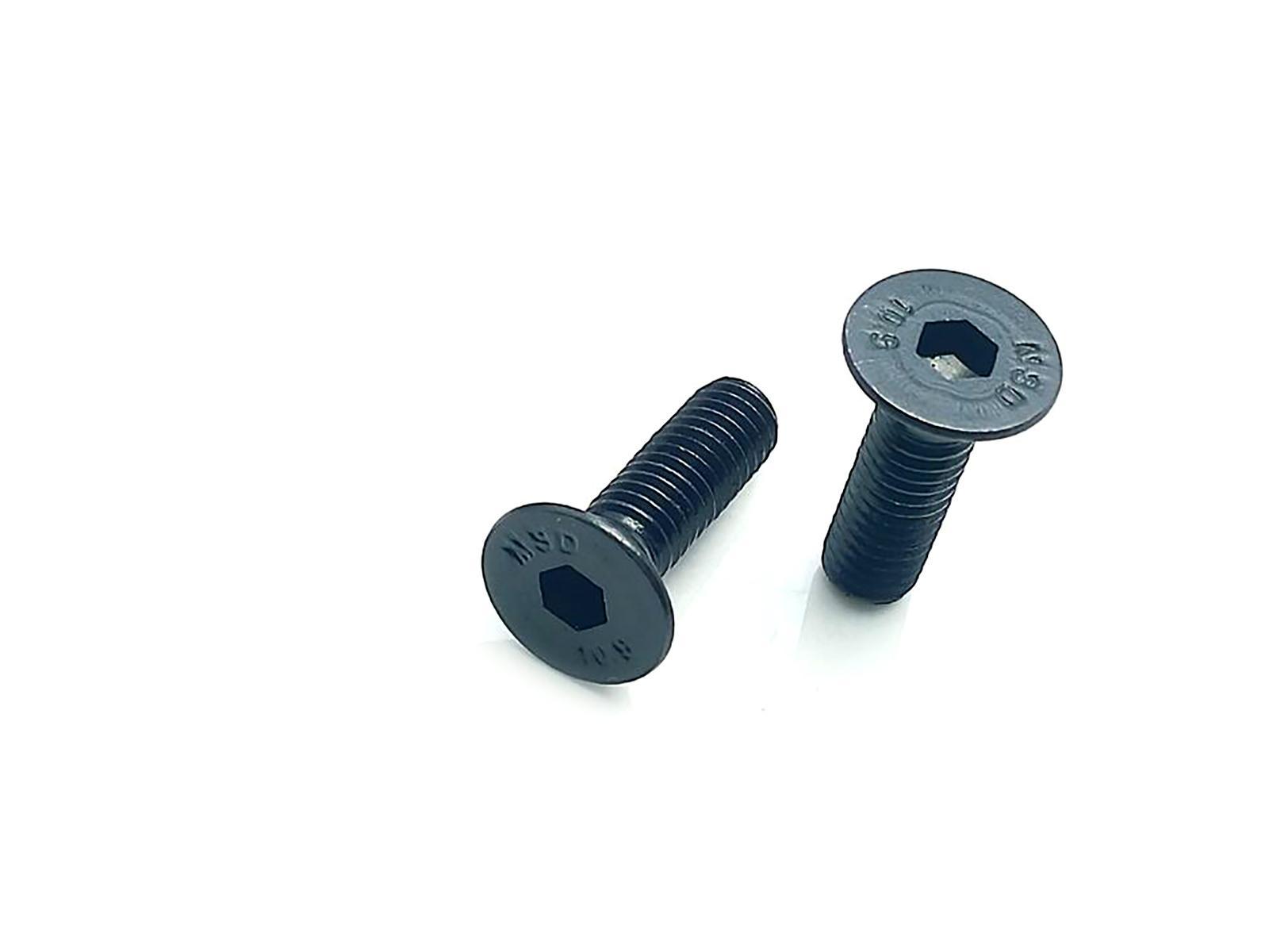 US Stock 50x M6 x 20mm Grade 10.9 Flat Countersunk Hex Socket Bolts Screws Black