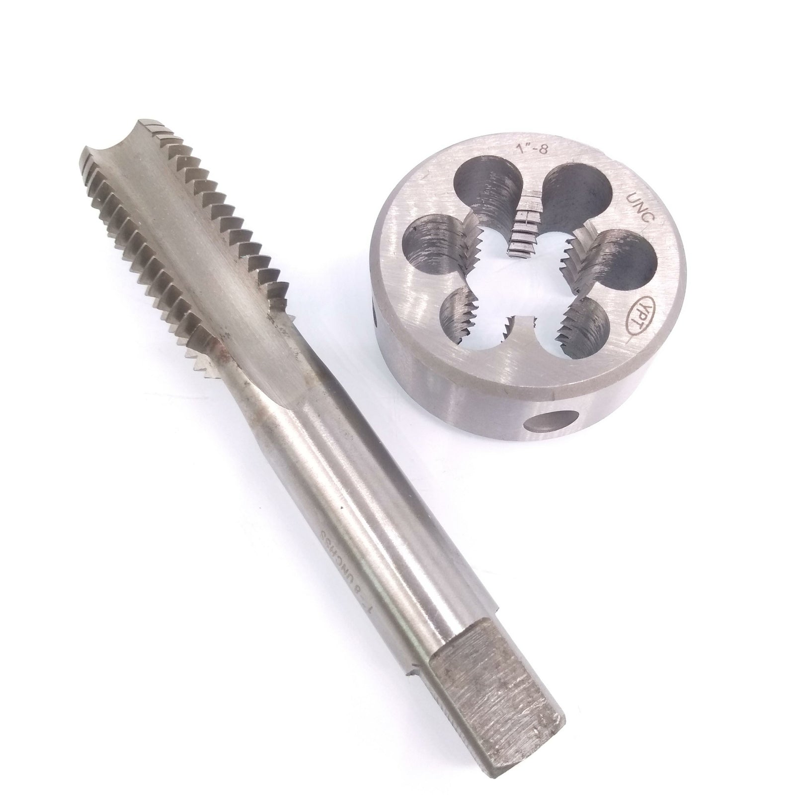 US Stock HSS 1"-8 UNC Tap & 1"-8 UNC Die Right Hand