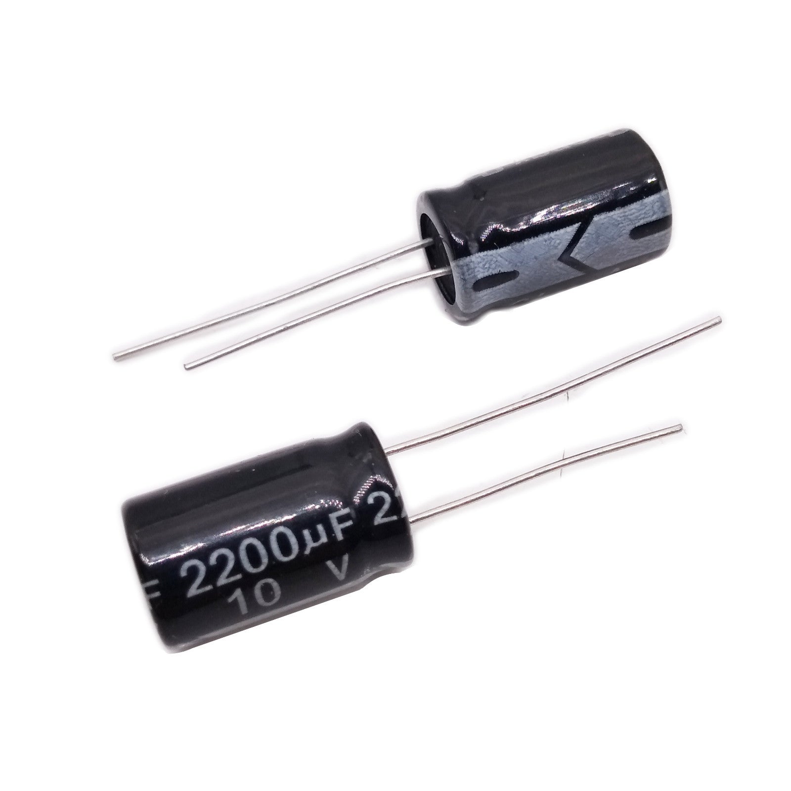 US Stock 20pcs Electrolytic Capacitors 2200uF 10V +105℃ Radial 10 x 17mm