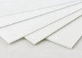 1x ABS Styrene Plastic Flat Sheet Plate 5mm ±10% x 200mm x 250mm White
