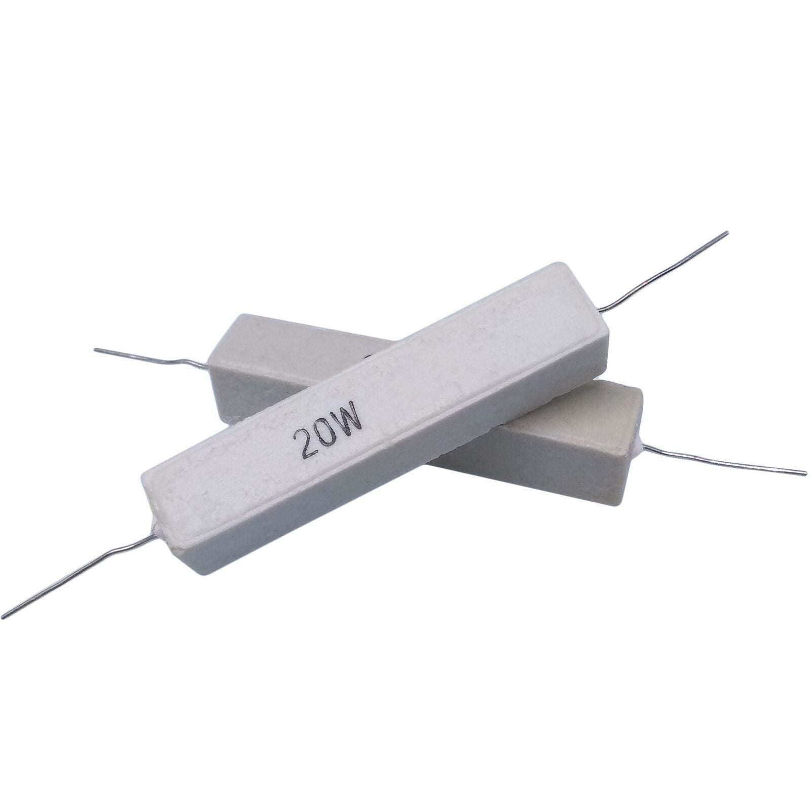 5pcs 20 watt Axial Ceramic Cement Power Resistor 20W 130 OHM