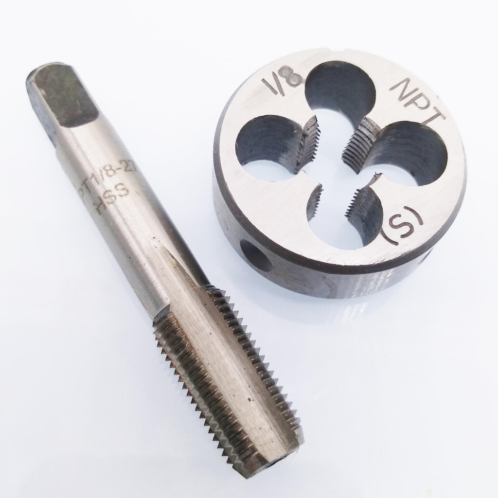 US Stock HSS 1/8-27 NPT Tap & 1/8-27 NPT Die Right Hand