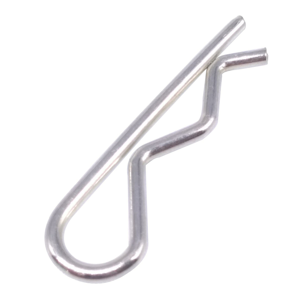 50pcs R Clip Stainless Steel Brake Pad Retaining Pin 1.8mm Diameter 35mm Length