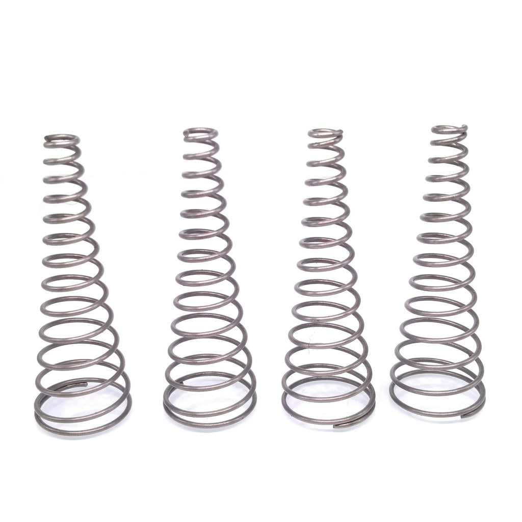 4pcs Wire dia 1.2mm Steel Coil Conical Helical Compression Spring Length 100mm