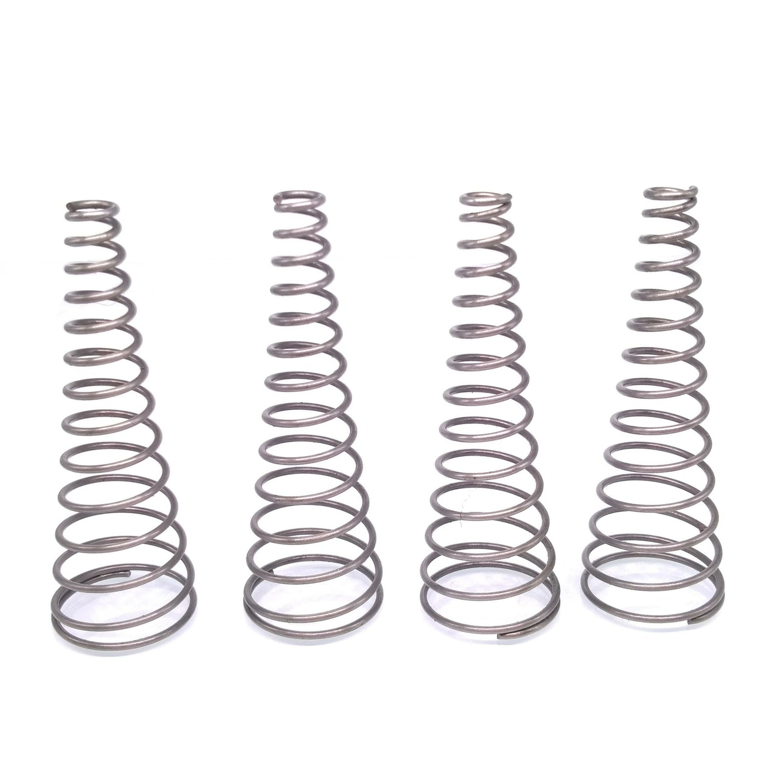 4pcs Wire dia 1.2mm Steel Coil Conical Helical Compression Spring Length 100mm