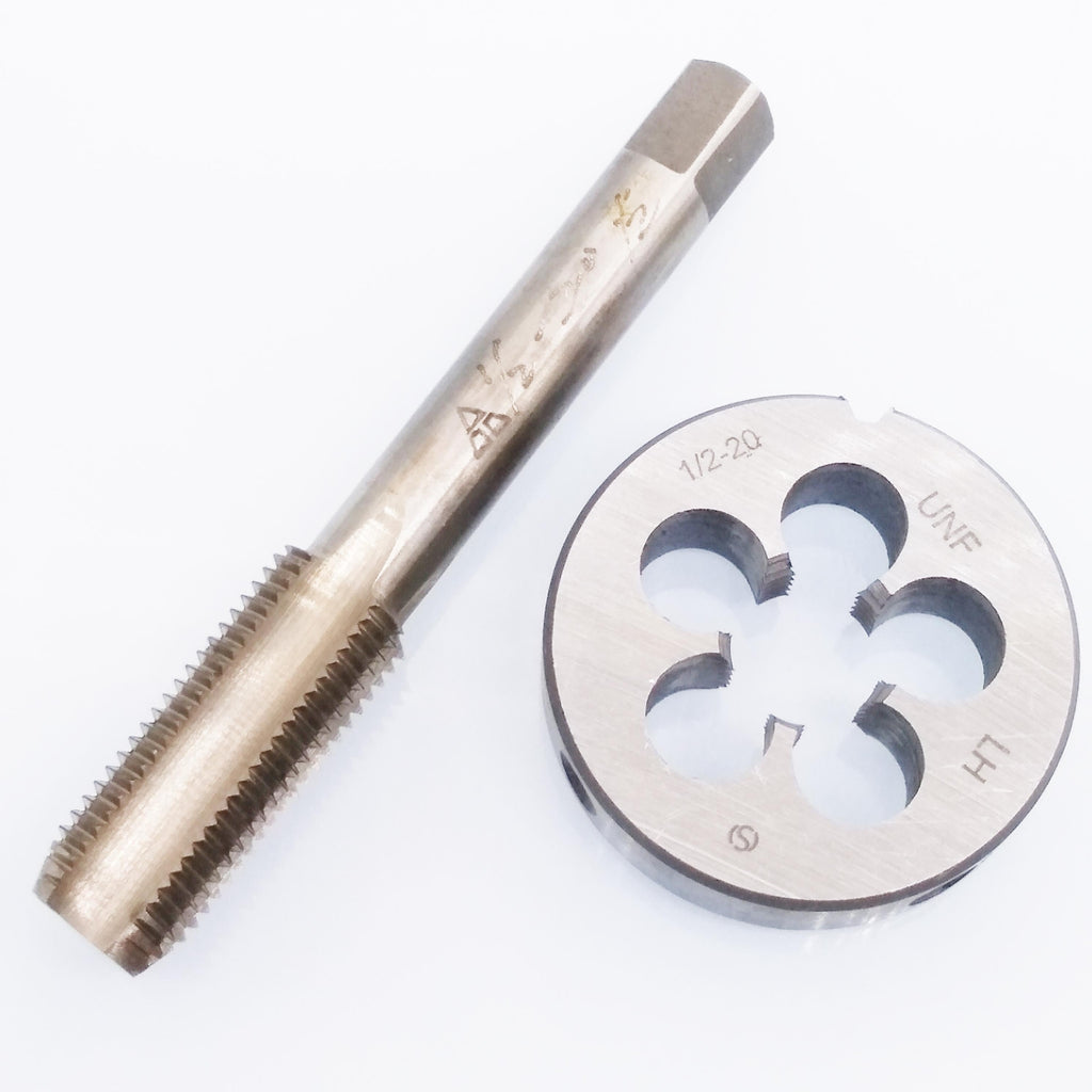 US Stock HSS 1/2-20 UNF Tap & 1/2-20 UNF Die Left Hand