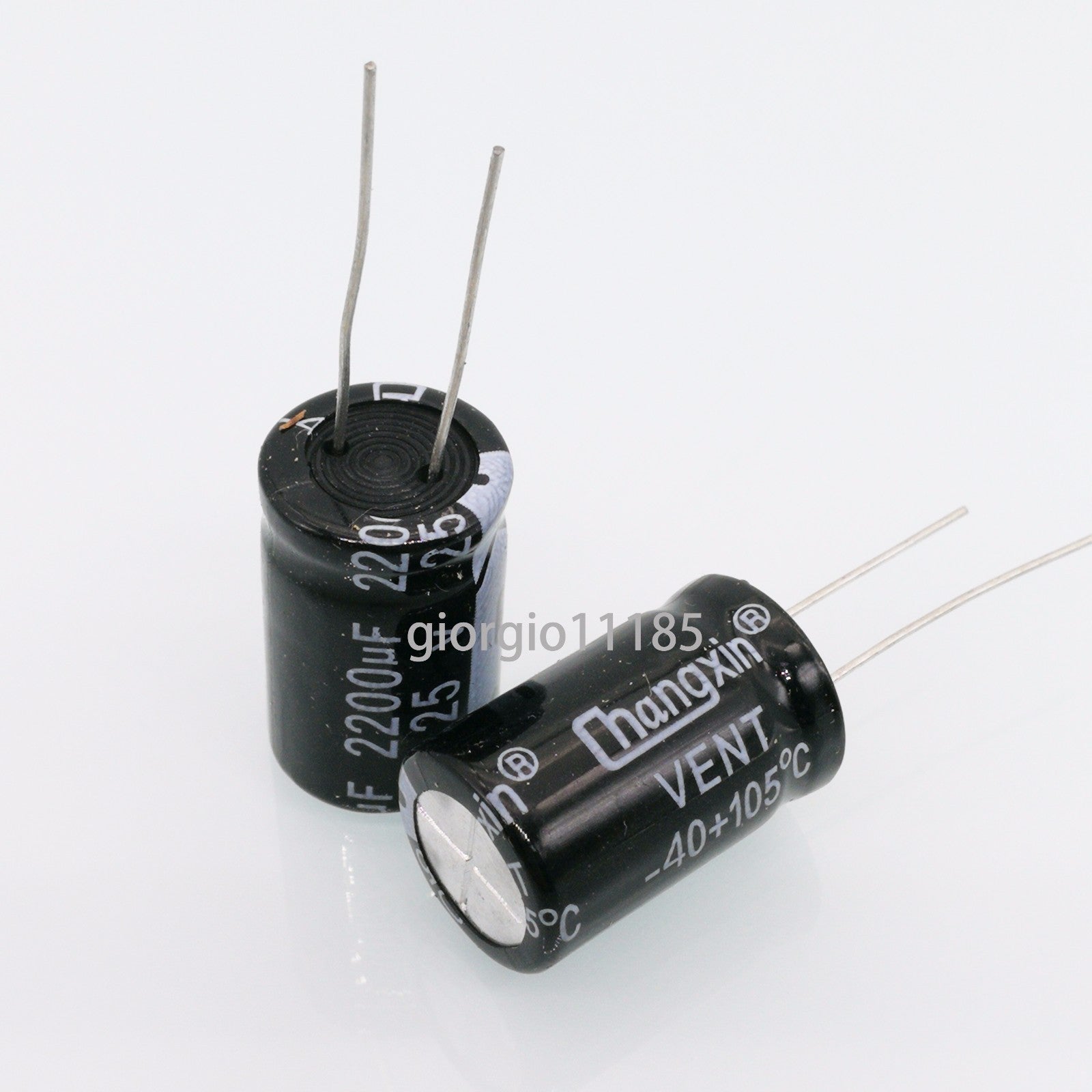 US Stock 20pcs Electrolytic Capacitors 2200uF 2200mfd 25V +105℃ Radial 13 x 20mm