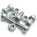 US Stock 50x M4 x 10mm Hex Socket Screw Bolt Knurling DIN912 Stainless Steel Nut