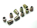 US Stock 20x M8 x 18mm Furniture Hex Drive Flat Head Nuts Screws For Wood Insert