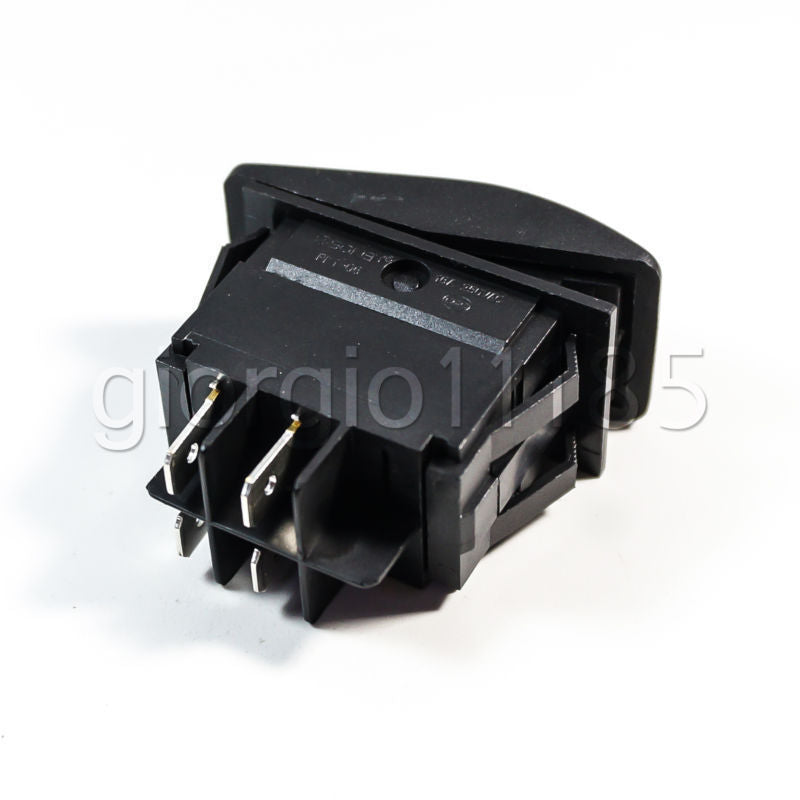 AU Stock  Red Light DPST OFF/ON Rocker Switch RK1-06 Double Pole Single Throw