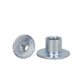 20pcs M5 x 8mm Cold Heading Steel Round Base Weld Nut Insert T Nut Furniture
