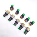 US Stock 10 Units 1K B1K OHM Linear Taper Rotary Potentiometer POT Green Knob