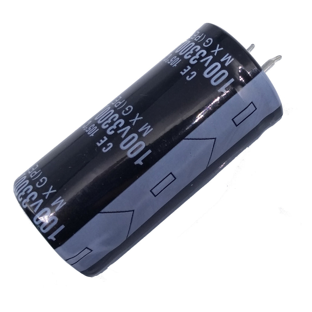 US Stock 2pcs Electrolytic Capacitors 3300uF 3300mfd 100V +105℃ Radial 25 x 50mm
