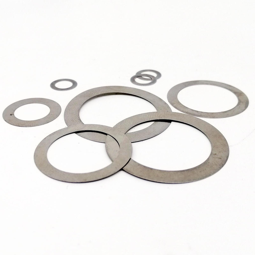 600pcs M3-M20 0.2mm 304SS Ultra Thin Flat Washer Adjusting Shim Plain Gasket Kit