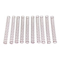 10x 0.6mm Wire Dia Stainless Steel Compression Spring Pressure OD 6mm Length 50