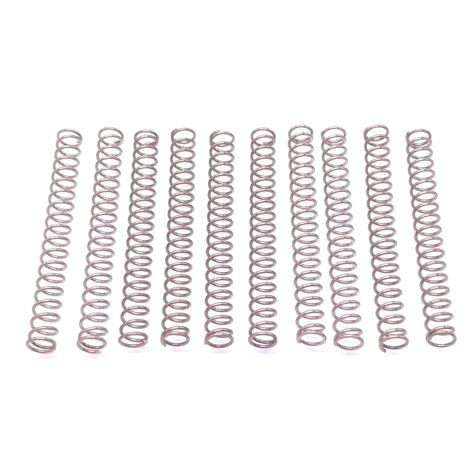 10x 0.6mm Wire Dia Stainless Steel Compression Spring Pressure OD 6mm Length 50