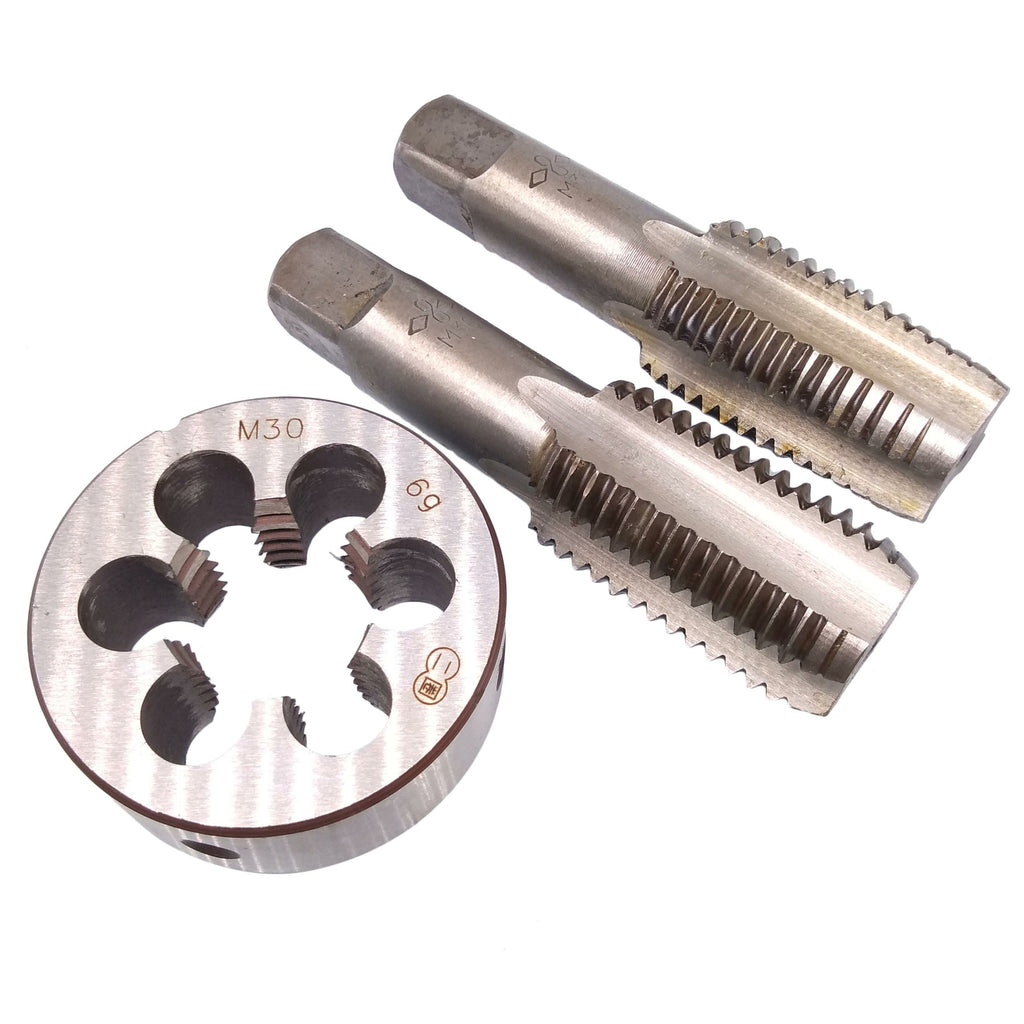 HSS M24 x 1.5mm Taper & Plug Tap & M24 x 1.5mm Die Metric Thread Right Hand