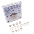 US Stock AC 0~250V Square Analog Volt Pointer Needle Panel Meter Voltmeter 91L4