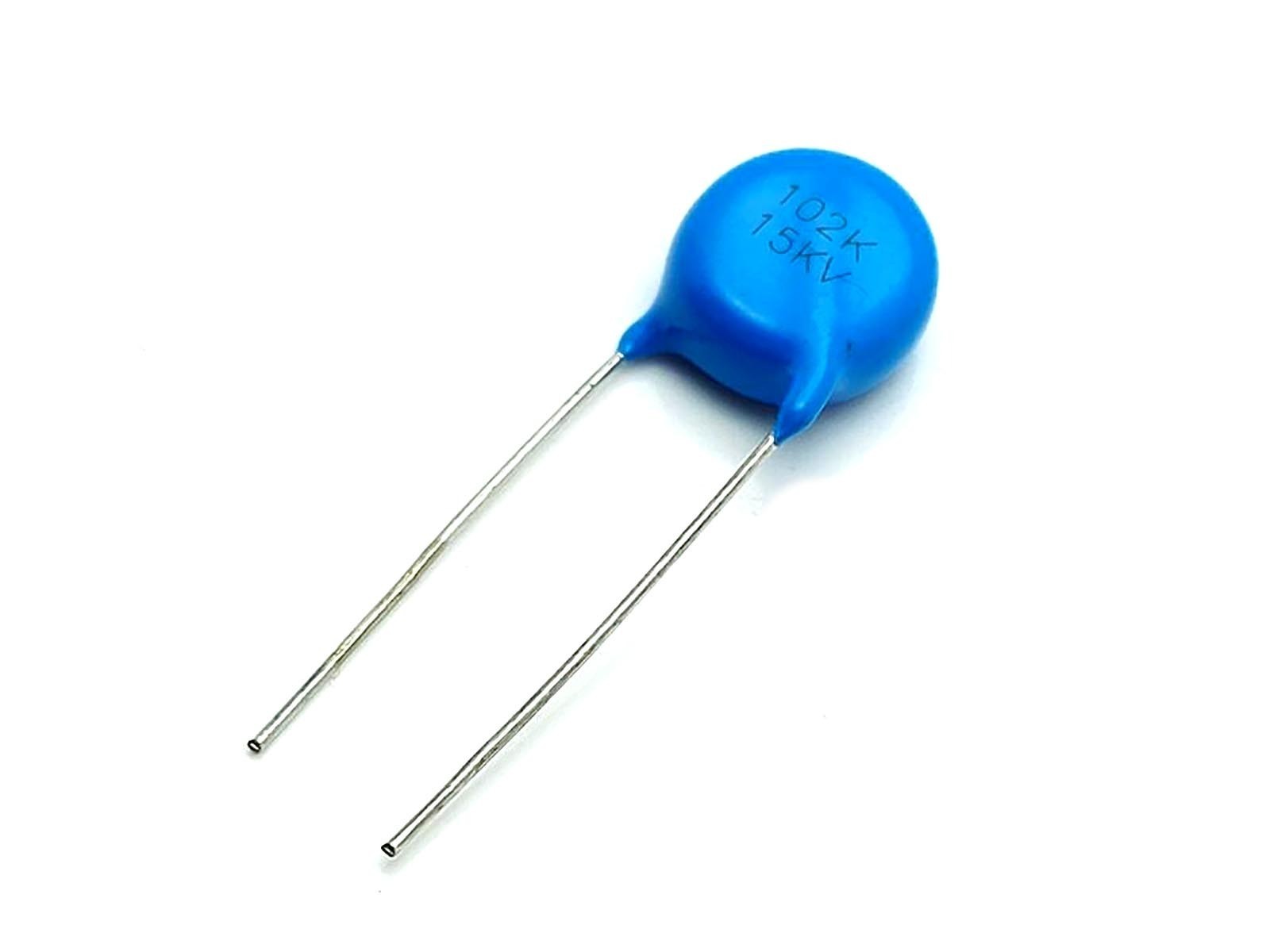 US Stock 10pcs Ceramic Disc Capacitors 1000pf 1nf 0.001uf 102 15000V 15KV