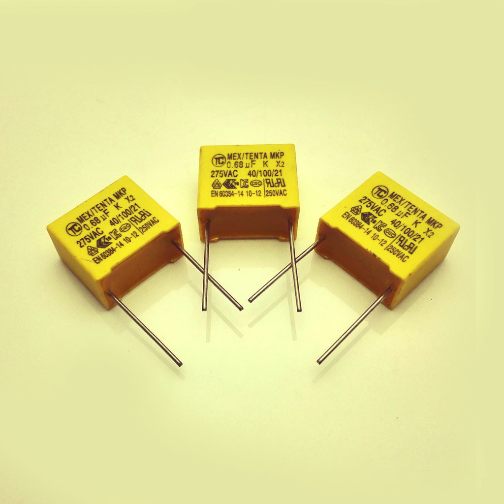 US Stock 10x Polyproplene Safety Capacitor 0.68uF 684K 10% MKP X2 275V Pitch15mm