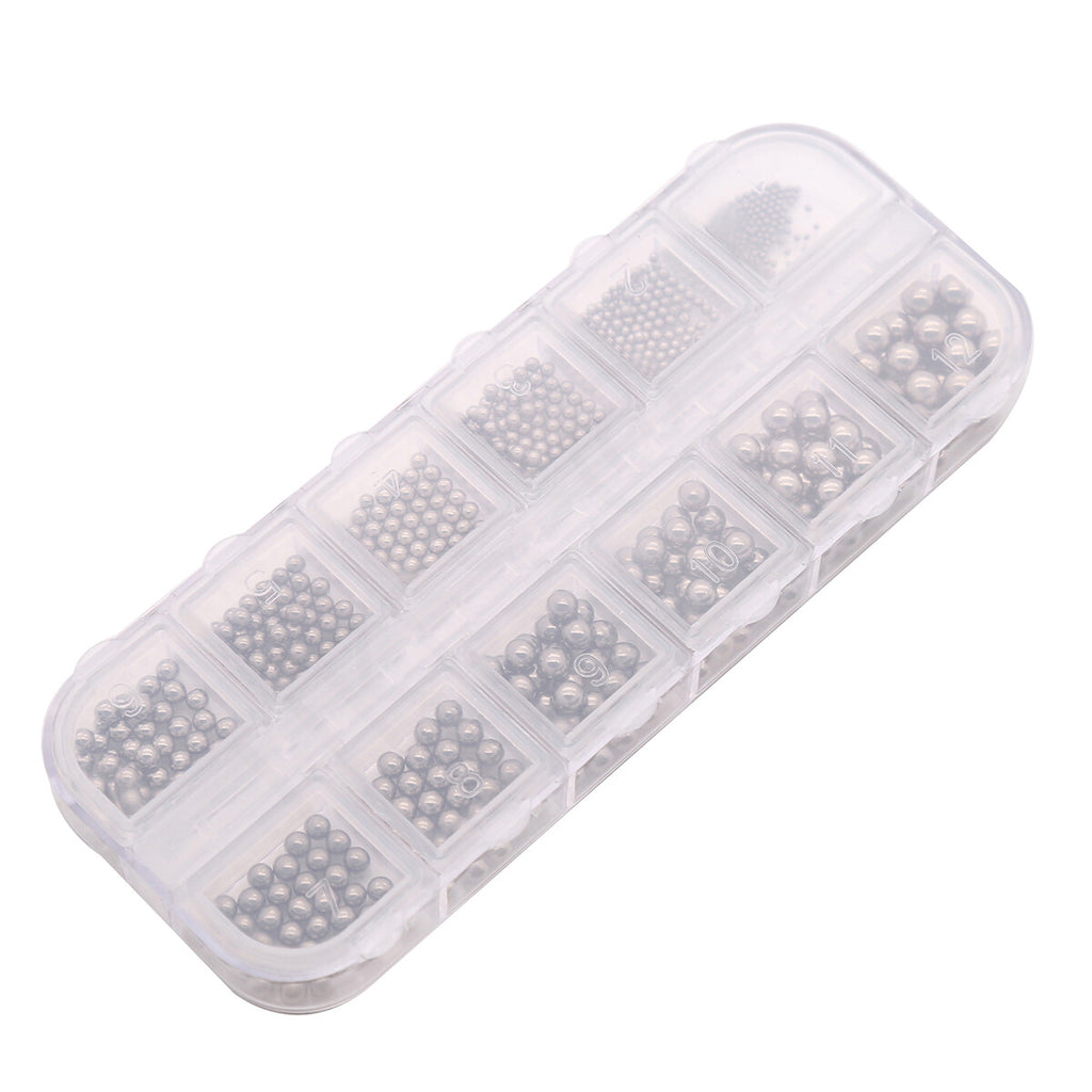 1mm-4.763mm High Precision Bearing Balls Smooth Ball Box Set 304 Stainless Steel