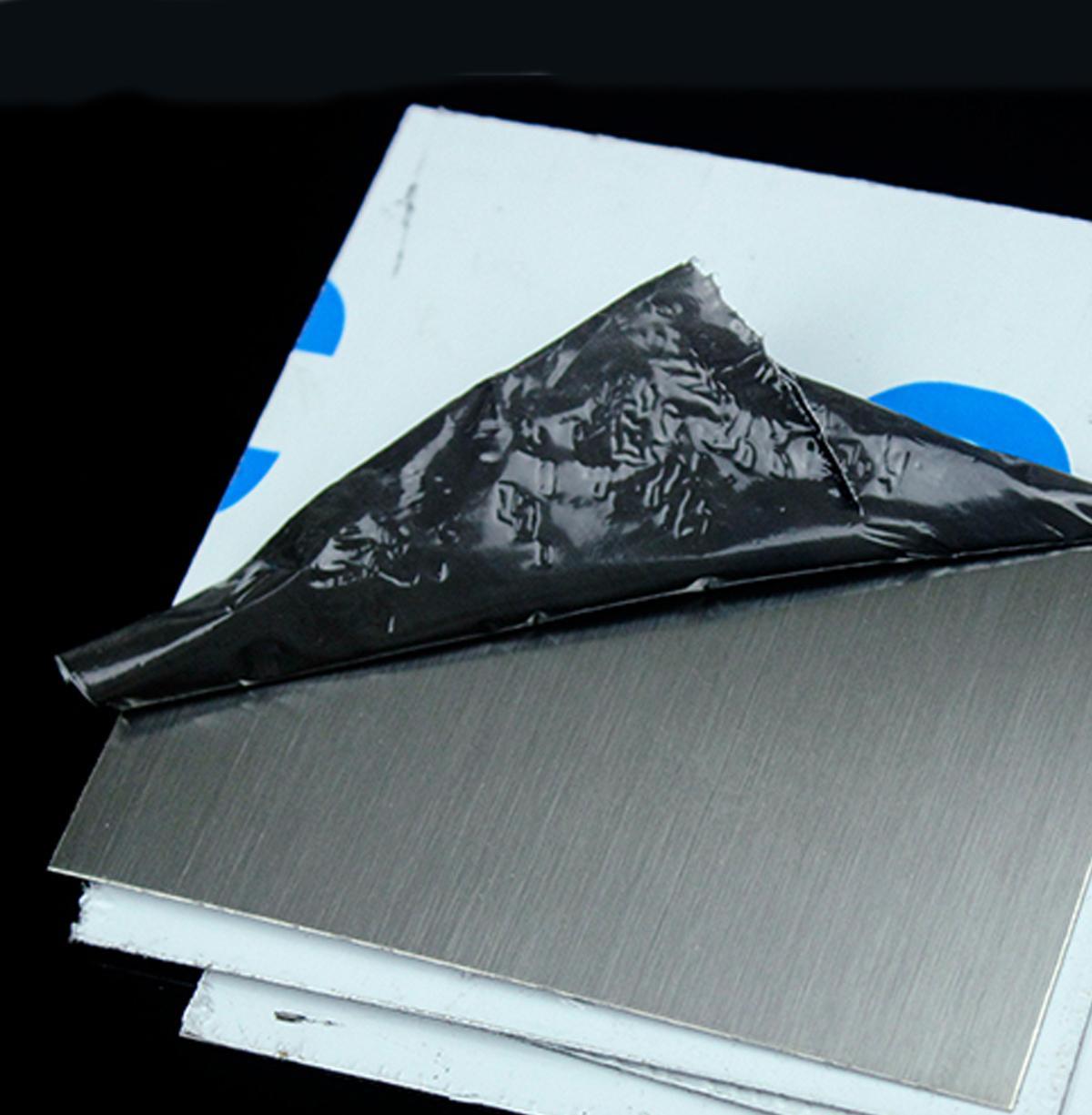 3mm ±10% x 5" x 5" 304 Stainless Steel Fine Polished Plate Sheet