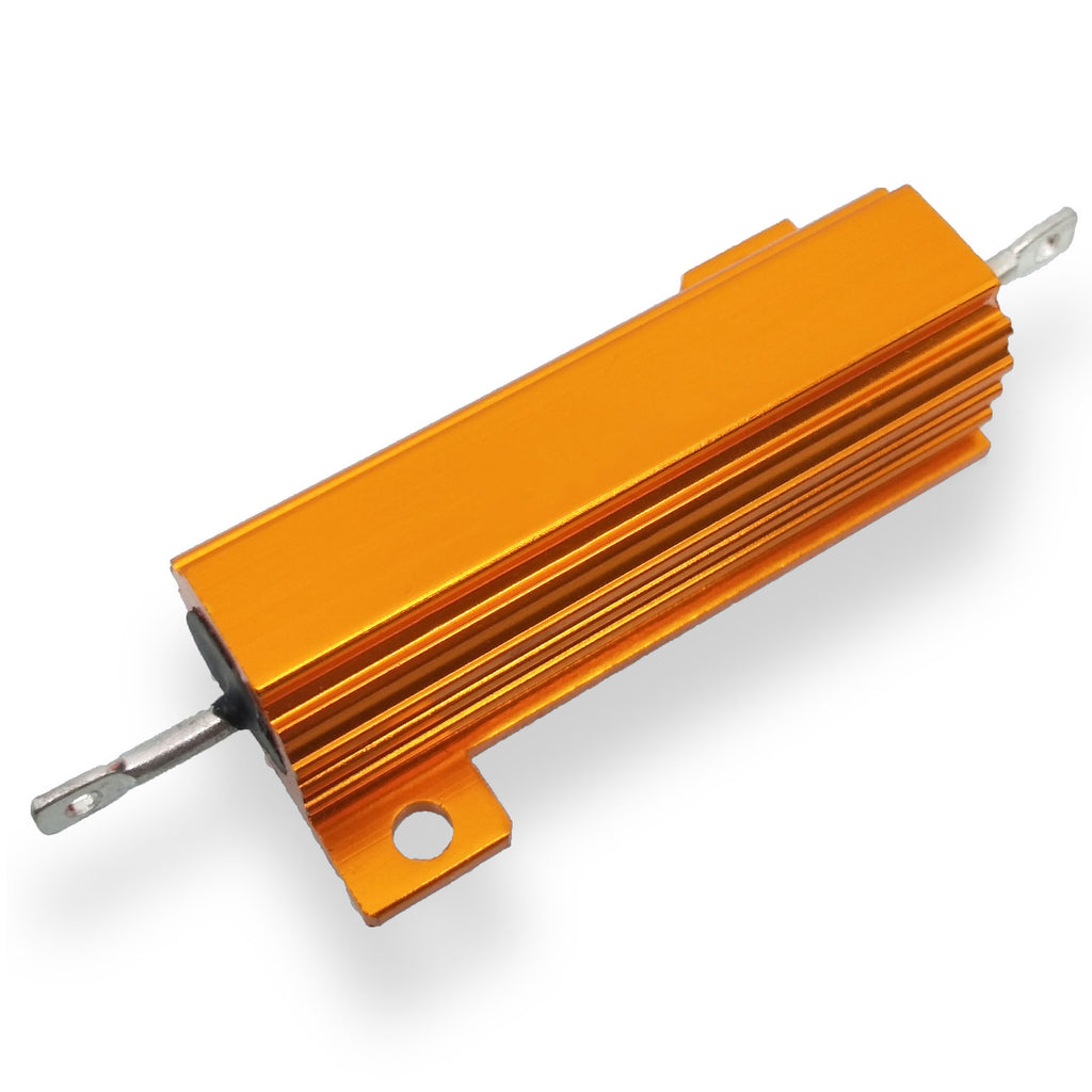 US Stock 2pcs 3 ohm 3 100W Watt Aluminum Housed Metal Case Wirewound Resistors