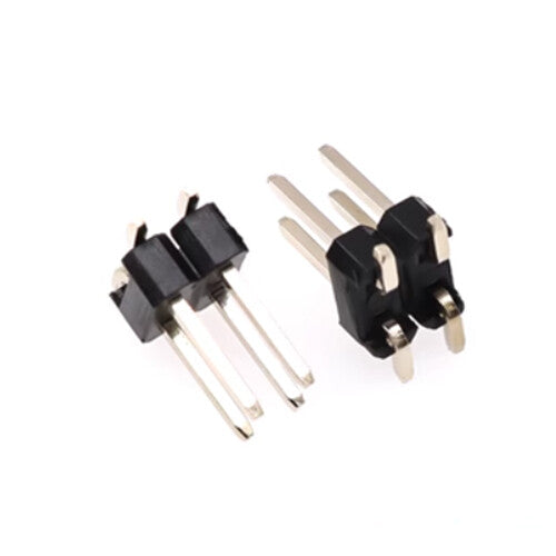 100pcs 2.54mm Pitch Female SMD PCB Straight Pin Header Sockets Double Row 2x2P