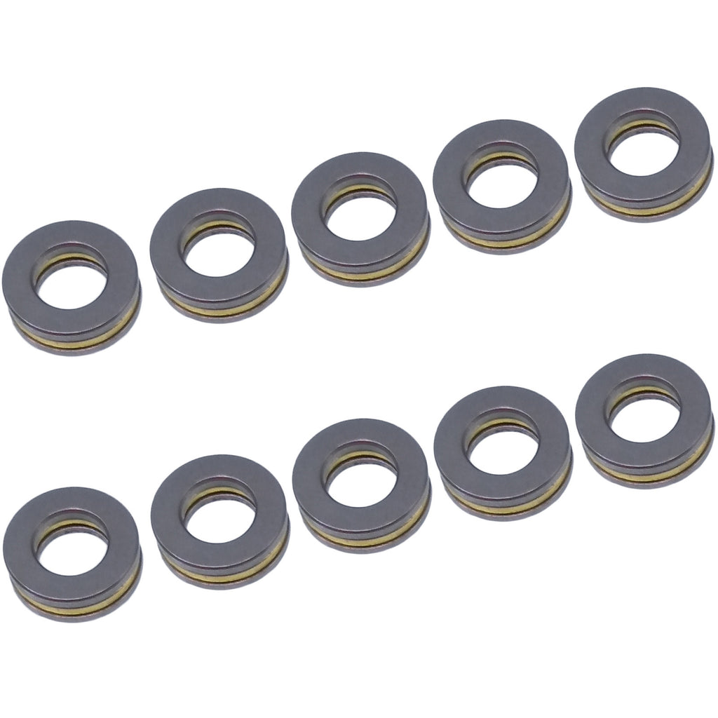 US Stock 10pcs F7-13M Axial Ball Thrust Bearing 3-Parts 7mm x 13mm x 4.5mm