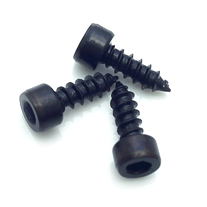 US Stock 50x  M2 x 6mm Alloy Steel Allen Hex Socket Head Cap Self-Tapping Screws