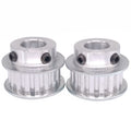 2x XL 16T Timing Belt Pulley Synchronous Wheel 12.7mm Bore For 10mm Width Belt