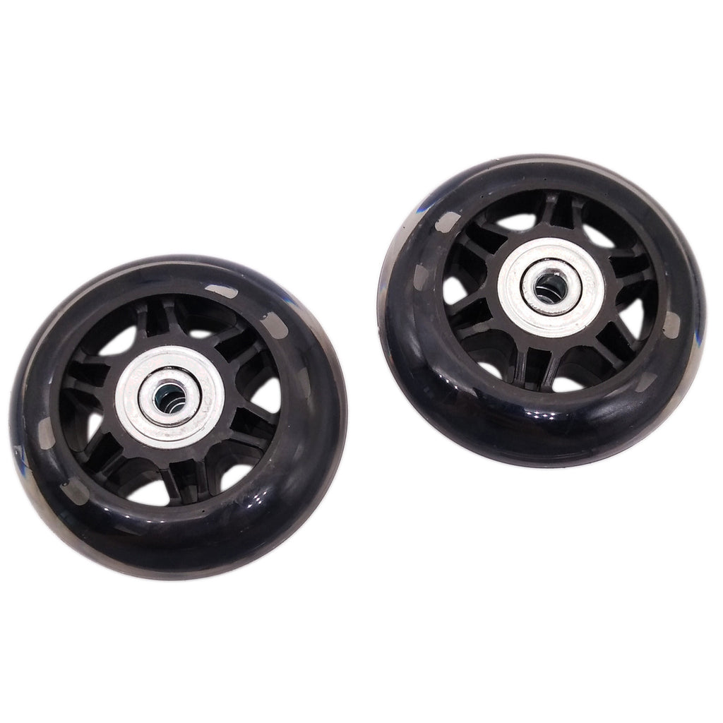 US Stock 2Set OD 70mm Luggage Suitcase Replacement Wheels Axles Repair Wrench