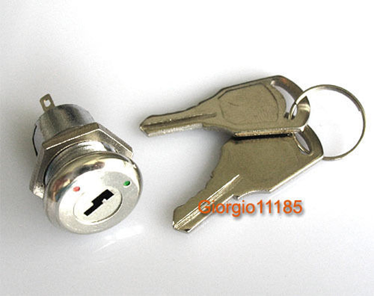 US Stock 2Set Key Switch OFF-ON Lock Metal Toggle Lock Security KS-02 Electronic