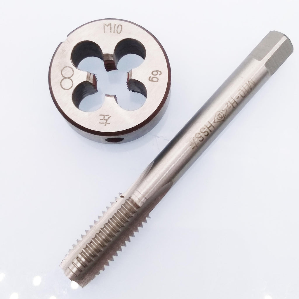 US Stock HSS M10 x 1.5mm Tap & M10 x 1.5mm Die Metric Thread Left Hand