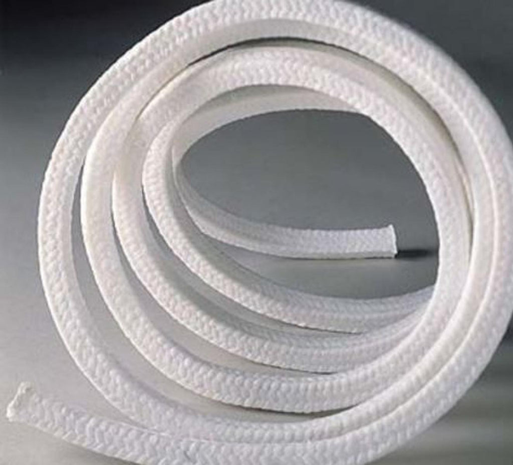 8x8x2000mm Polytetrafluoroethylene PTFE Square Braided Rope Gasket Gland Packing