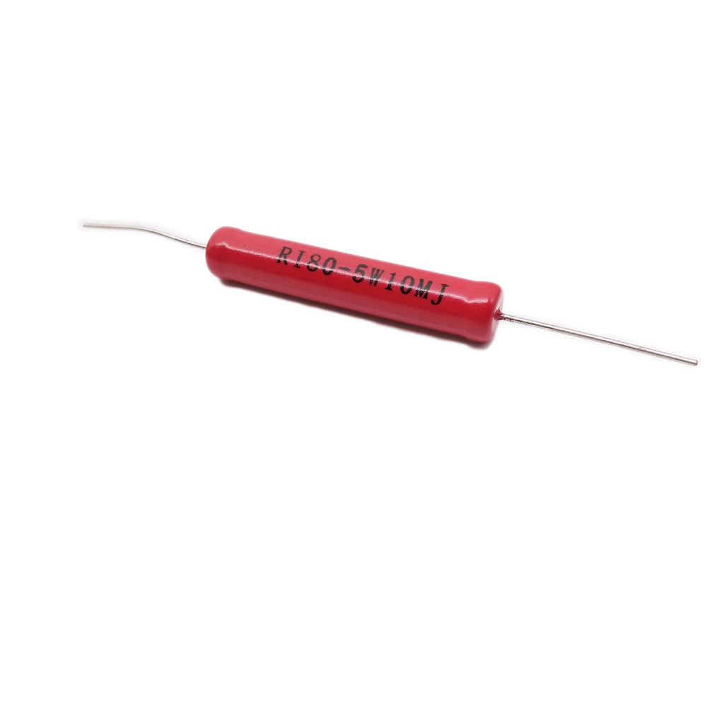 US Stock 2pcs 5W Watts 10KV High Voltage Glass Glaze Resistors 10M ohm