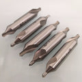 US Stock 5pcs 4mm 60 Degree Bit HSS Combined Center Drills Countersinks Set Tool