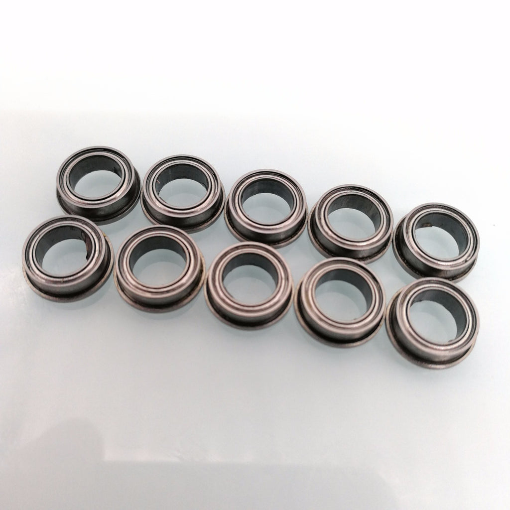 AU Stock  10x FR168ZZ Shielded Flanged Model Ball Flange Bearings 1/4"x3/8"x1/8"
