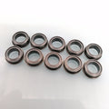 AU Stock  10x FR168ZZ Shielded Flanged Model Ball Flange Bearings 1/4"x3/8"x1/8"