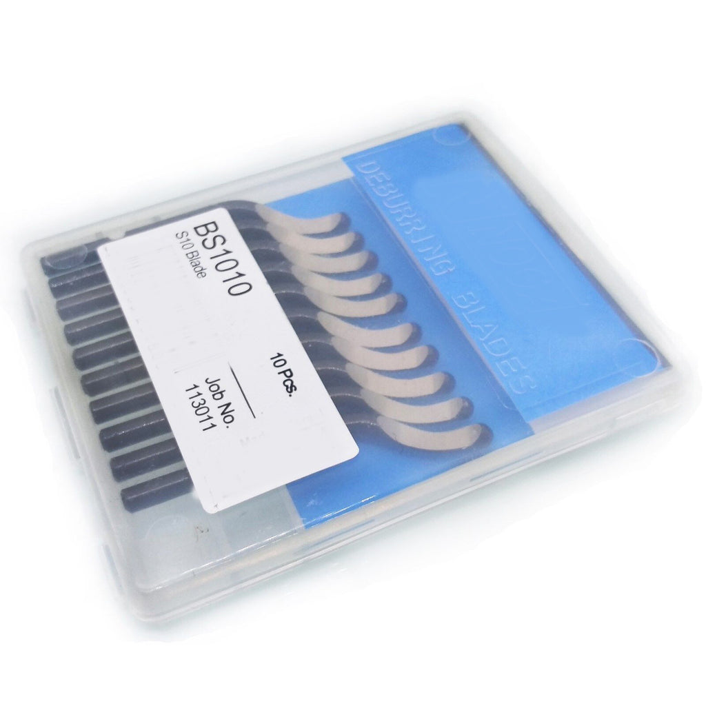 1pc NB1100 Burr Handle With 10 Blades With BS1010 Deburring Tool