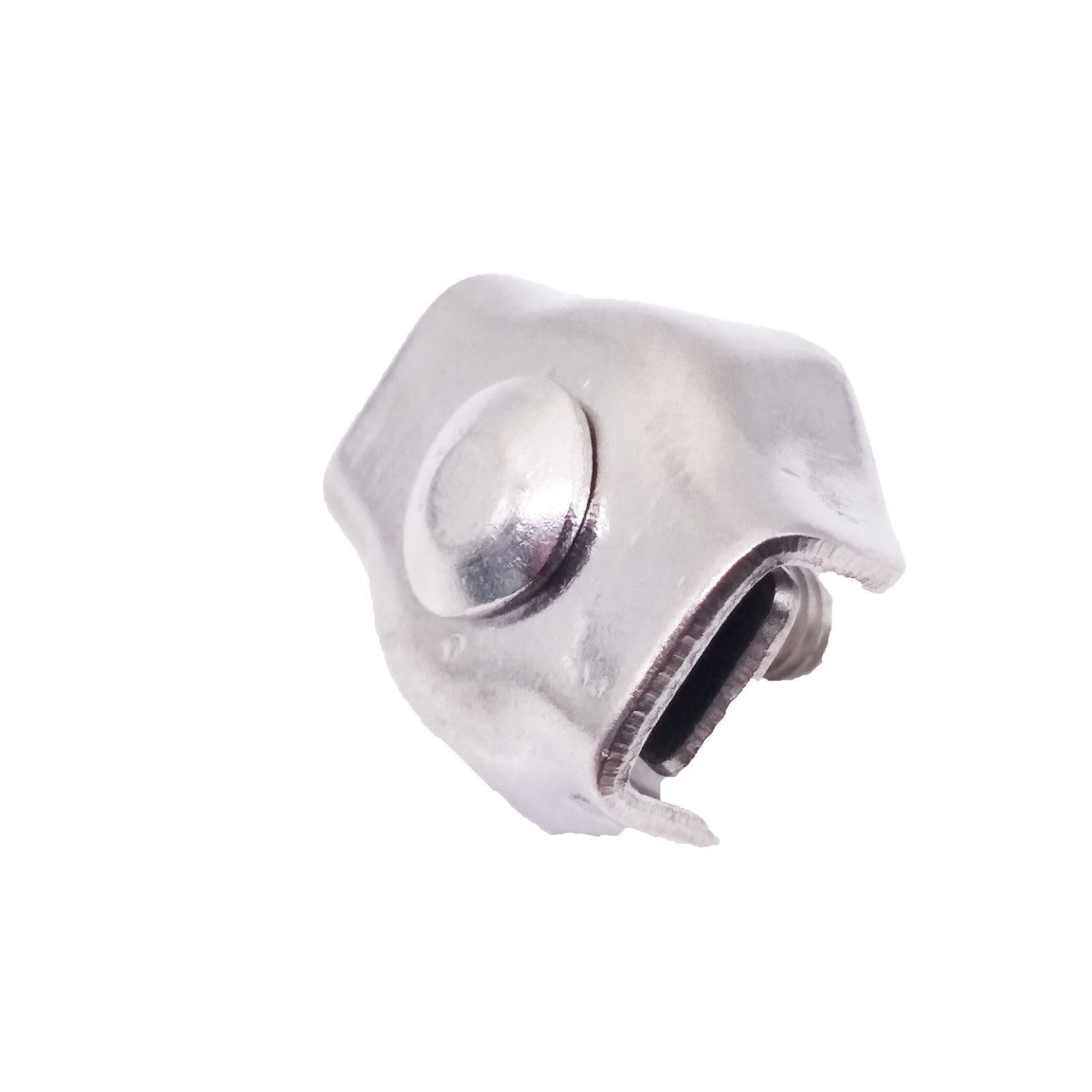 US Stock 10pcs 3mm 304/A2 Stainless Steel Wire Rope Simple Grip Cable Clamp